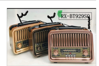 رادیو و اسپیکر گولون سولارRX-929bts Golon